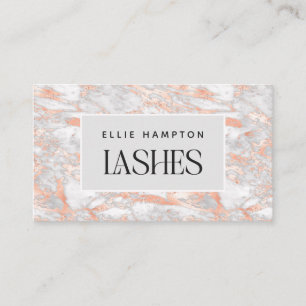 Elegant Professional Eyelash Extensions Networking Business Card