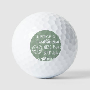 Elegant Professional for Lawyers Law Firm Office Golf Balls