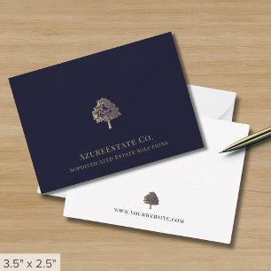 Elegant Professional Gold Logo  Card