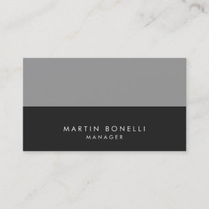 Elegant Professional Grey Stripes Business Card