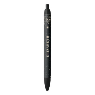 Elegant Professional Hair Stylist Office Black Ink Pen