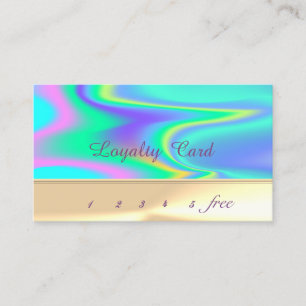 Elegant Professional Holographic Loyalty Card