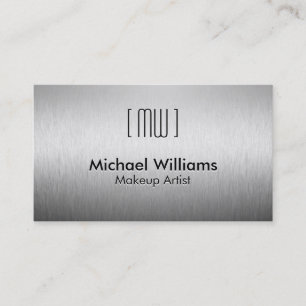 Elegant Professional Metal Metallic Steel Aluminum Business Card