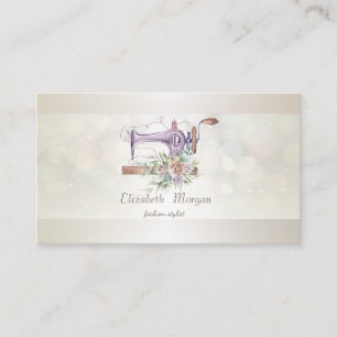 Elegant Professional Modern Bokeh Simple Business Card