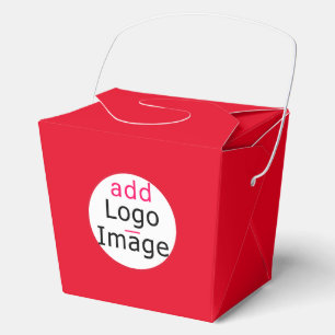 Elegant Professional Modern Business Custom Red Favour Box