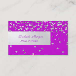 Elegant Professional, Modern,Confetti Business Card