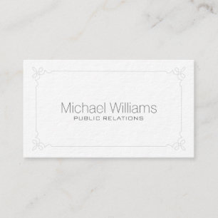 ELEGANT PROFESSIONAL MODERN MINIMALIST TARGET BUSINESS CARD