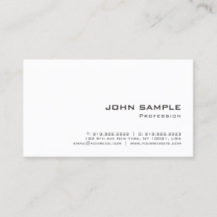 Elegant Professional Modern Minimalist Template Business Card