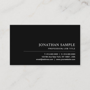Elegant Professional Modern Minimalist Template Business Card