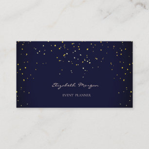 Elegant Professional Modern Simple Confetti Business Card