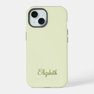 Elegant Professional Monogram iPhone 15 Case