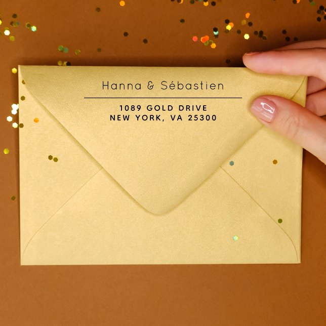 Elegant Professional Return Address Self-inking  Self-inking Stamp (Creator Uploaded)