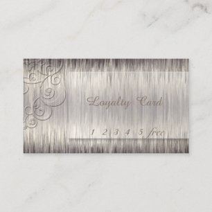 Elegant Professional Simple  Loyalty Card