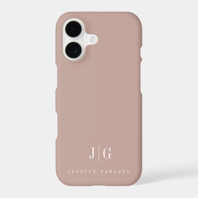 Elegant Professional Simple Monogram Minimalist (Back)