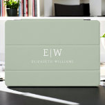 Elegant Professional Simple Monogram Minimalist iPad Pro Cover<br><div class="desc">Introducing our Elegant Professional Simple Monogram Minimalist Collection: Elevate your style with timeless sophistication and understated elegance. Crafted with meticulous attention to detail, this collection features minimalist designs adorned with your personalised monogram. Each piece exudes professionalism and refinement, perfect for making a lasting impression in any setting. From sleek stationery...</div>