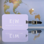 Elegant Professional Simple Monogram Minimalist Luggage Tag<br><div class="desc">Introducing our Elegant Professional Simple Monogram Minimalist Collection: Elevate your style with timeless sophistication and understated elegance. Crafted with meticulous attention to detail, this collection features minimalist designs adorned with your personalised monogram. Each piece exudes professionalism and refinement, perfect for making a lasting impression in any setting. From sleek stationery...</div>
