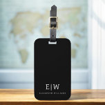 Elegant Professional Simple Monogram Minimalist Luggage Tag<br><div class="desc">Introducing our Elegant Professional Simple Monogram Minimalist Collection: Elevate your style with timeless sophistication and understated elegance. Crafted with meticulous attention to detail, this collection features minimalist designs adorned with your personalised monogram. Each piece exudes professionalism and refinement, perfect for making a lasting impression in any setting. From sleek stationery...</div>