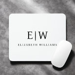 Elegant Professional Simple Monogram Minimalist Mouse Mat<br><div class="desc">Introducing our Elegant Professional Simple Monogram Minimalist Collection: Elevate your style with timeless sophistication and understated elegance. Crafted with meticulous attention to detail, this collection features minimalist designs adorned with your personalised monogram. Each piece exudes professionalism and refinement, perfect for making a lasting impression in any setting. From sleek stationery...</div>