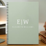 Elegant Professional Simple Monogram Minimalist Notebook<br><div class="desc">Introducing our Elegant Professional Simple Monogram Minimalist Collection: Elevate your style with timeless sophistication and understated elegance. Crafted with meticulous attention to detail, this collection features minimalist designs adorned with your personalised monogram. Each piece exudes professionalism and refinement, perfect for making a lasting impression in any setting. From sleek stationery...</div>