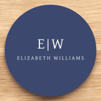 Elegant Professional Simple Monogram Minimalist