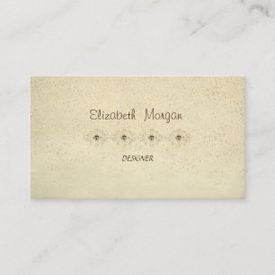 Elegant Professional Stylish Vintage,Confetti Business Card