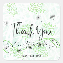 Elegant Professional Thank You Typography Green