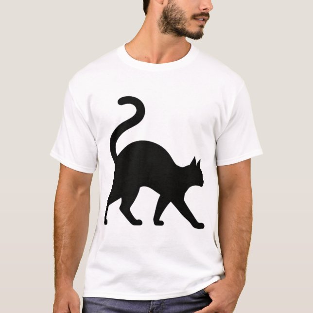 Elegant ProFile Cat Walk Design T-Shirt (Front)