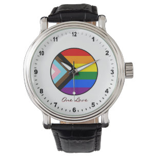 Elegant Progress Rainbow flag Watch /Pride colours