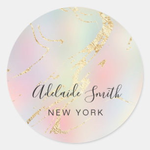 elegant promotional classic round sticker