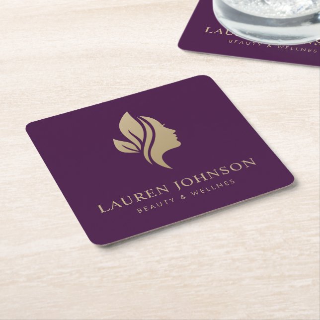 Elegant Promotional Items for your Business Square Paper Coaster (Angled)