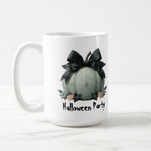 Elegant Pumpkin Halloween Party Design Coffee Mug