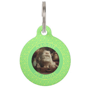 Elegant Puppy Gift Hexagon Print Pet Tag