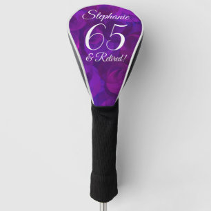 Elegant Purple 65 and Retired Golf Head Cover