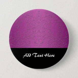 Elegant Purple 7.5 Cm Round Badge