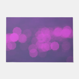 Elegant Purple Abstract Doormat