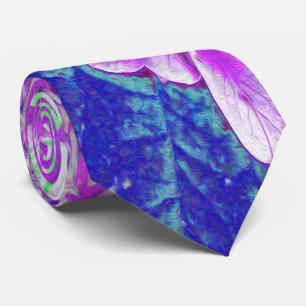 Elegant Purple and Blue Limelight Hydrangea Tie