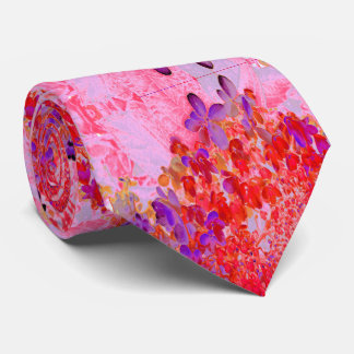 Elegant Purple and Orange Limelight Hydrangea Tie