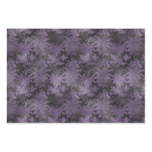 Elegant Purple Black Floral