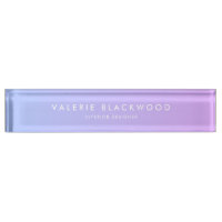 Elegant Purple Blue Ombre