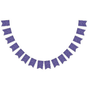 Elegant Purple Bow Pattern Bunting
