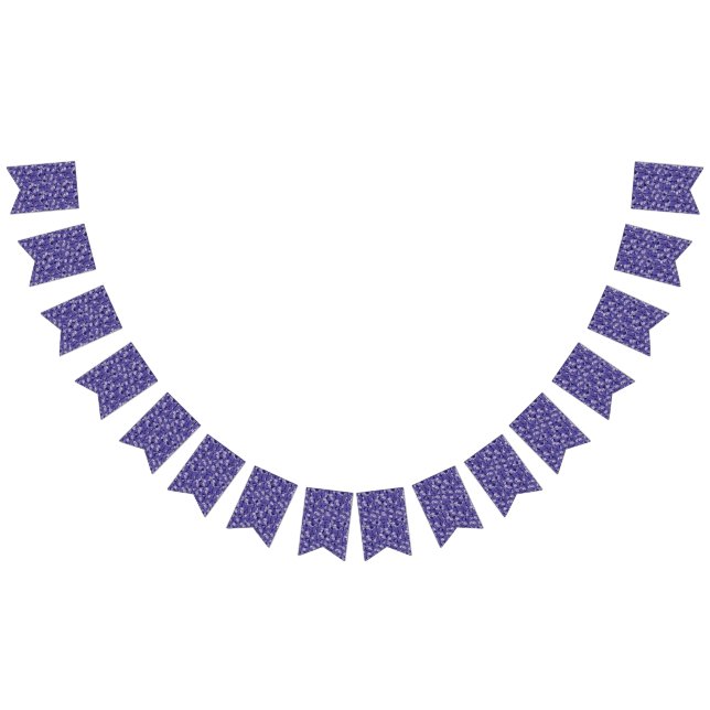 Elegant Purple Bow Pattern Bunting (All)