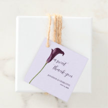 Elegant Purple Calla Lily Flower Wedding