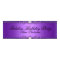 Elegant Purple Damask Embossed Birthday Banner