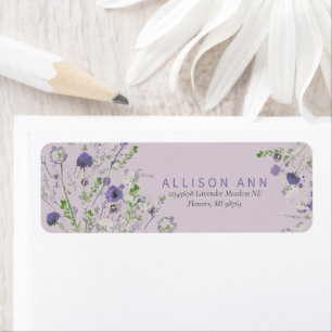 Elegant Purple Floral