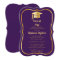 Elegant Purple | Gold Cap Graduation Party