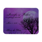 Elegant Purple Gothic Posh Wedding Save the Date