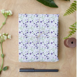 Elegant Purple Green Watercolor Flower Pattern Wrapping Paper<br><div class="desc">Elegant purple and green watercolor flowers on a white ground from Jenn Steffen for Studio Posies. Another beautiful floral pattern printed on a variety of products.</div>