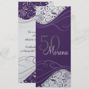 Elegant Purple Invitation