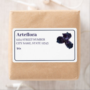 Elegant Purple Iris Florist Shop Custom Shipping