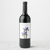 Elegant Purple Iris Wedding 